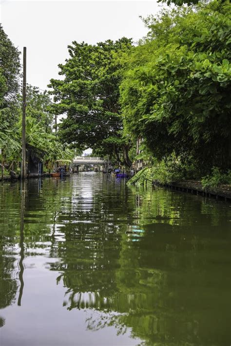 Taling Chan District,Bangkok S Thonburi Side on May14,2022:Waterfront and Rural Atmosphere at ...