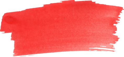 37 Red Watercolor Brush Stroke Png Transparent Vol - Paint Brush Stroke ...