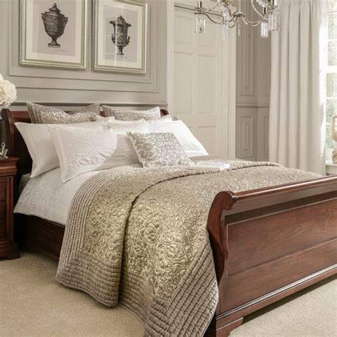 Dorma Charlbury Champagne Bedspread | Dunelm