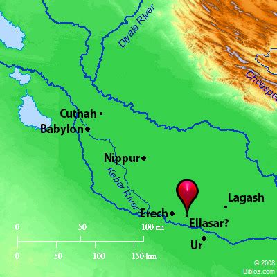 Bible Map: Ellasar