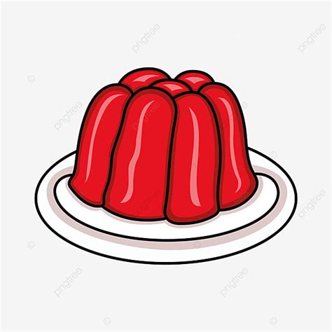 Cartoon Jelly Clipart PNG Images, Cartoon Red Jelly Dessert, Dessert Jelly, Red Jelly, Red Jelly ...