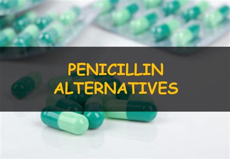 Allergy to penicillin and alternative antibiotics