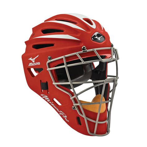 Mizuno Pro Baseball Catcher's Helmet - G2, Red - Walmart.com - Walmart.com