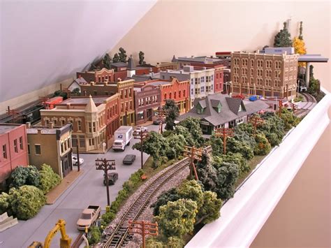 model train town #modeltrainlayouts | Model trains, Model train layouts ...