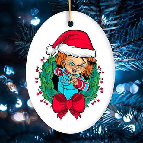 Santa Chucky Christmas Ornament – OrnamentallyYou