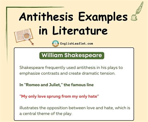 Literary Devices: Antithesis Examples in Literature | How To Use It In ...