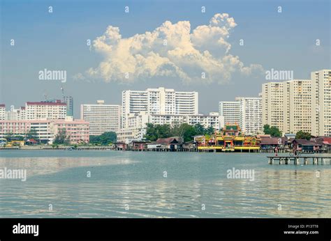 Chew Jetty Heritage Site in Penang Malaysia Stock Photo - Alamy