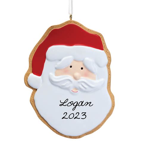 Personalized Santa Christmas Cookie Ornament - Miles Kimball