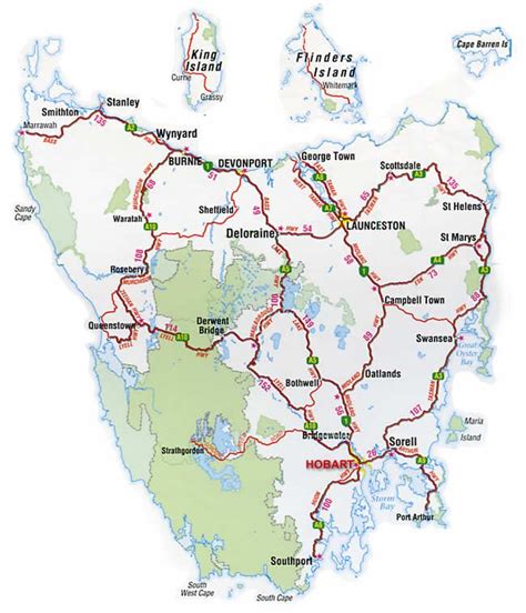 Road Maps Tasmania Roadtrip Australia, Australia Map, Visit Australia, Western Australia ...