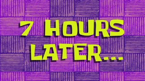 hours later sound effect | All Spongebob Time Sound Effects - YouTube | Spongebob time cards ...