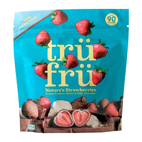 Tru Fru Natures Strawberries Frozen Fresh in White & Milk Chocolate - Walmart.com