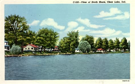 Clear Lake Historical Postcards - Steuben County Indiana