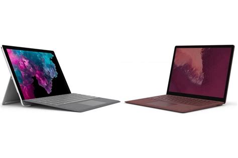 Microsoft Surface Pro 6 vs Surface Laptop 2: Which is best? | Trusted ...