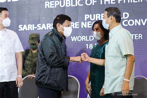 President Rodrigo Roa Duterte attends the Puregold Sari-Sari Store ...