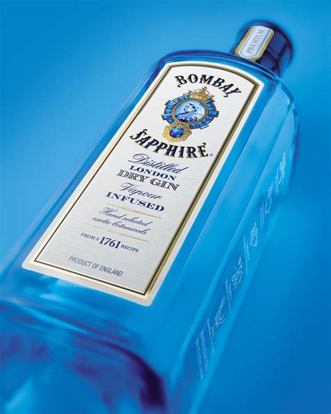 Elegant Bombay Sapphire Bottle Design