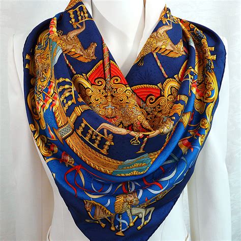 Luna Park HERMES Silk Jacquard Scarf – Carre de Paris© HERMES© Scarf Blog