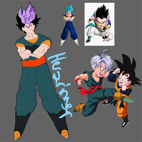 Trunks and Goten Fusion - Trunksen by Herzringer on Newgrounds