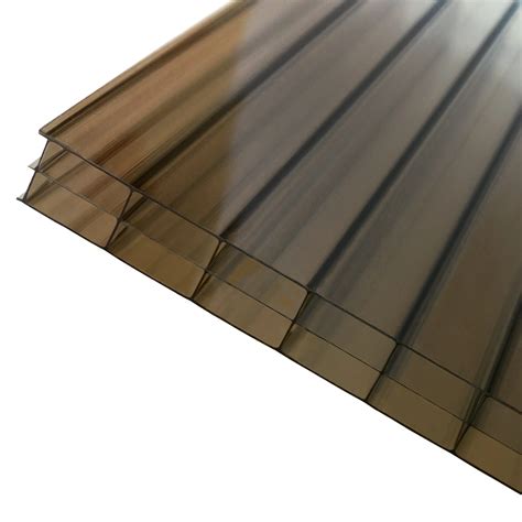 Polycarbonate Multiwall Roofing Sheet 2.5m x 690mm | Departments | DIY at B&Q