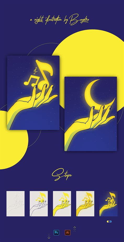 A NIGHT ILLUSTRATION. on Behance