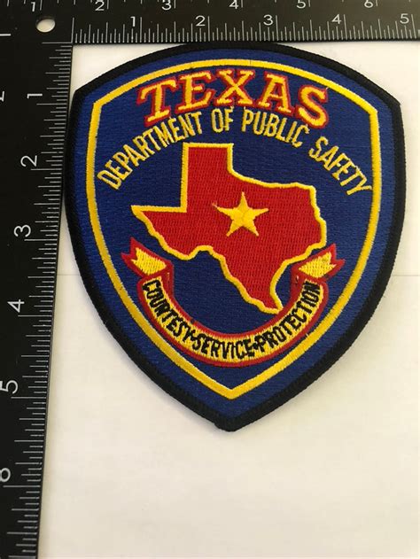 TEXAS DPS BLUE POLICE PATCH