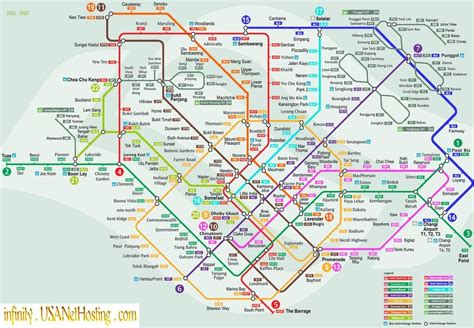 Singapore MRT Map