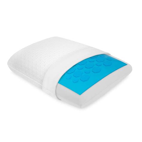 SensorPEDIC Luxury Cooling Gel Overlay Memory Foam Pillow - Walmart.com - Walmart.com