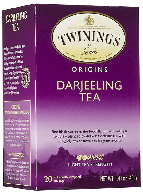 Twinings Tea Darjeeling Tea, 20 ct - Walmart.com