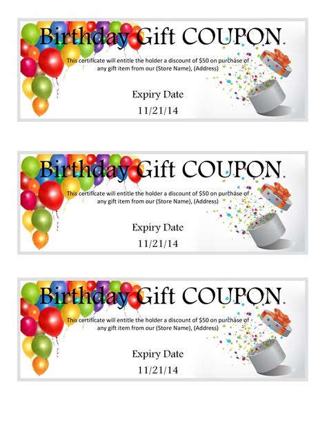 Make Your Own Coupon Free Printable