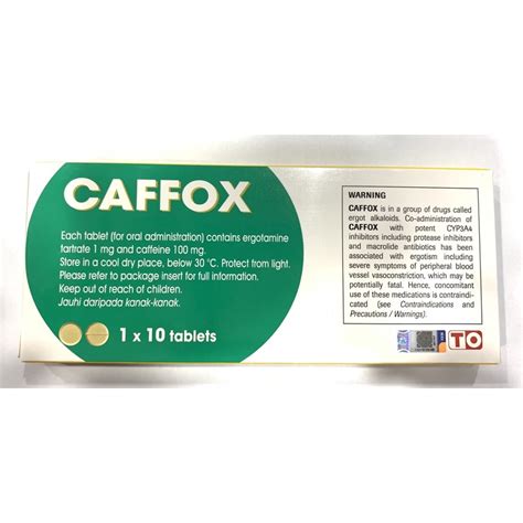 Caffox Tab (10’s) – Medicart. Biz