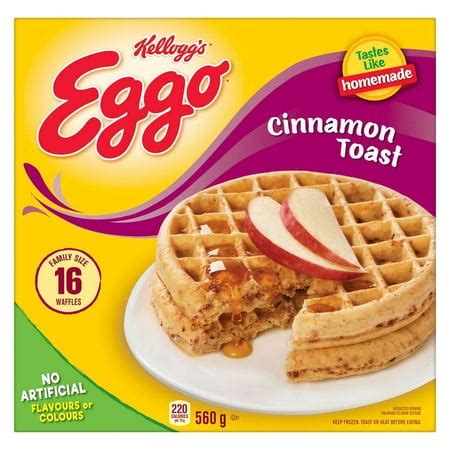 EGGO Cinnamon Toast Waffles, 560g (16 waffles) | Walmart Canada