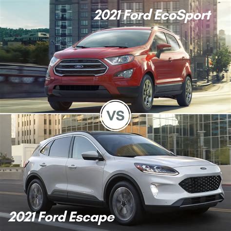 What Is the Difference Between the Ford EcoSport and Escape?