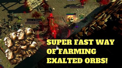 Farming Exalted Orbs must be time-consuming not as good as buying from Eznpc.com directly ...