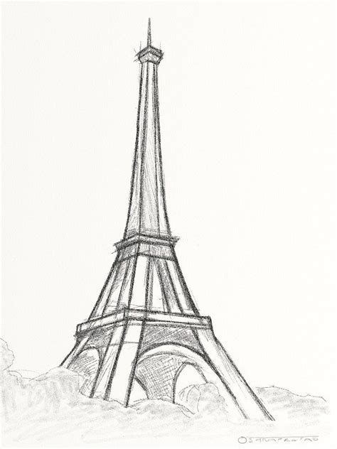 Eiffel Tower Quick Sketch | Art and Photography