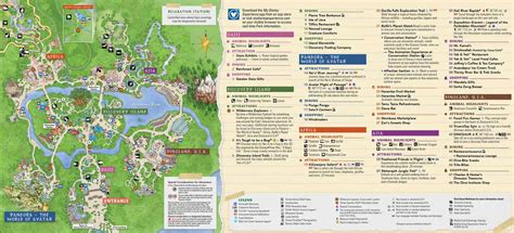 Animal Kingdom Map Disney World • WDW Vacation Tips