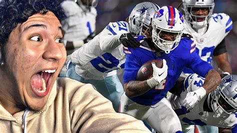 Buffalo Bills Vs Dallas Cowboys Reaction | FULL GAME HIGHLIGHTS - YouTube