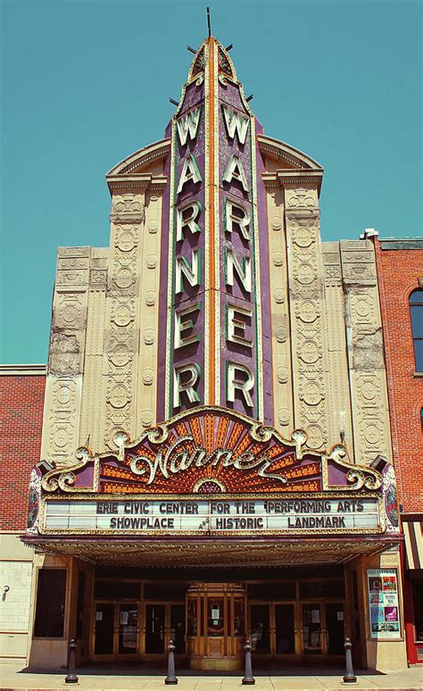 Warner Theatre, Erie, Pa Digital Art by Jim Zahniser - Fine Art America