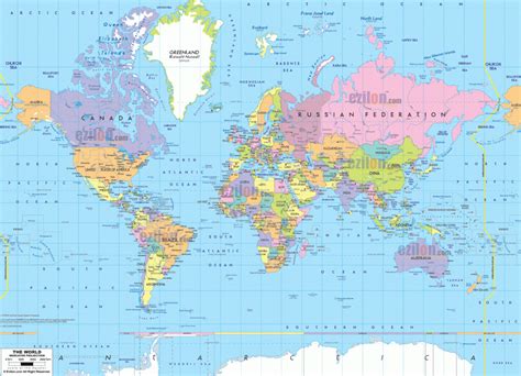 World Map With Capital Cities Printable - Printable Maps