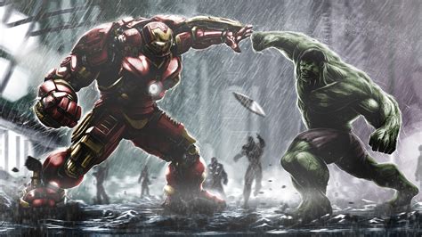 Hulk Vs Hulkbuster Wallpapers - Wallpaper Cave