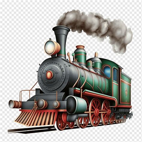 Old steam train cartoon train steam locomotive vintage train historic ...