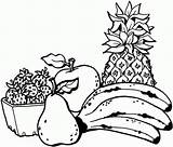 Free Coloring Pages Of A Bowl Fruit Download  sketch template