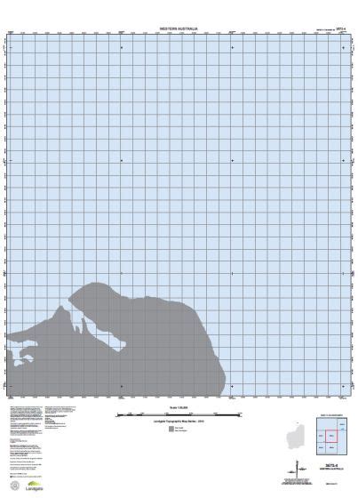 Buy 3573-4 Topographic Map by Landgate (2015) – The Chart & Map Shop