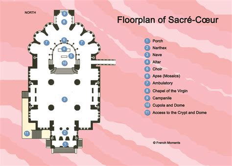 Sacre Coeur Floorplan copyright French Moments - French Moments