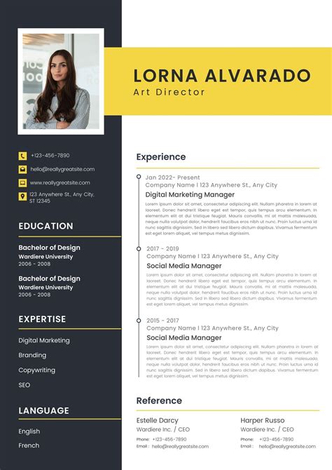 Curriculum Vitae Design Template