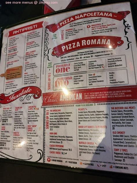 Online Menu of Pizza Rock Restaurant, Las Vegas, Nevada, 89101 - Zmenu