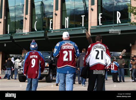 Oct. 8, 2011 - Denver, Colorado, U.S - Colorado Avalanche fans in ...