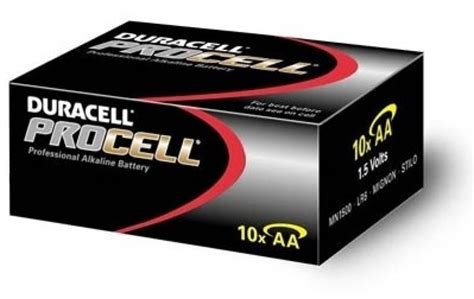 Duracell AA Procell Industrial Alkaline Batteries