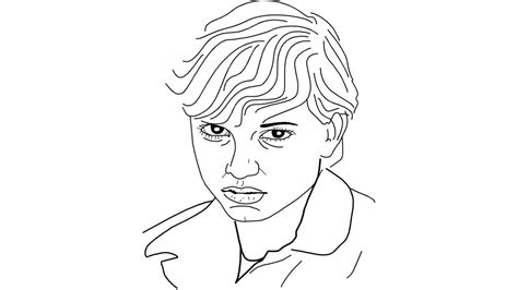 Outsiders Johnny Cade Drawings Sketch Coloring Page