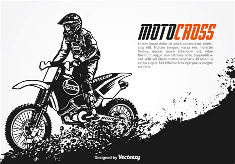 Vector Motocross Background 103664 Vector Art at Vecteezy