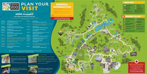 Omaha's Henry Doorly Zoo and Aquarium Map and Brochure (2019 - 2024) | ThemeParkBrochures.net