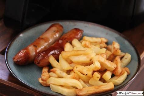 Air Fryer Sausage And Chips | Recipe Cart